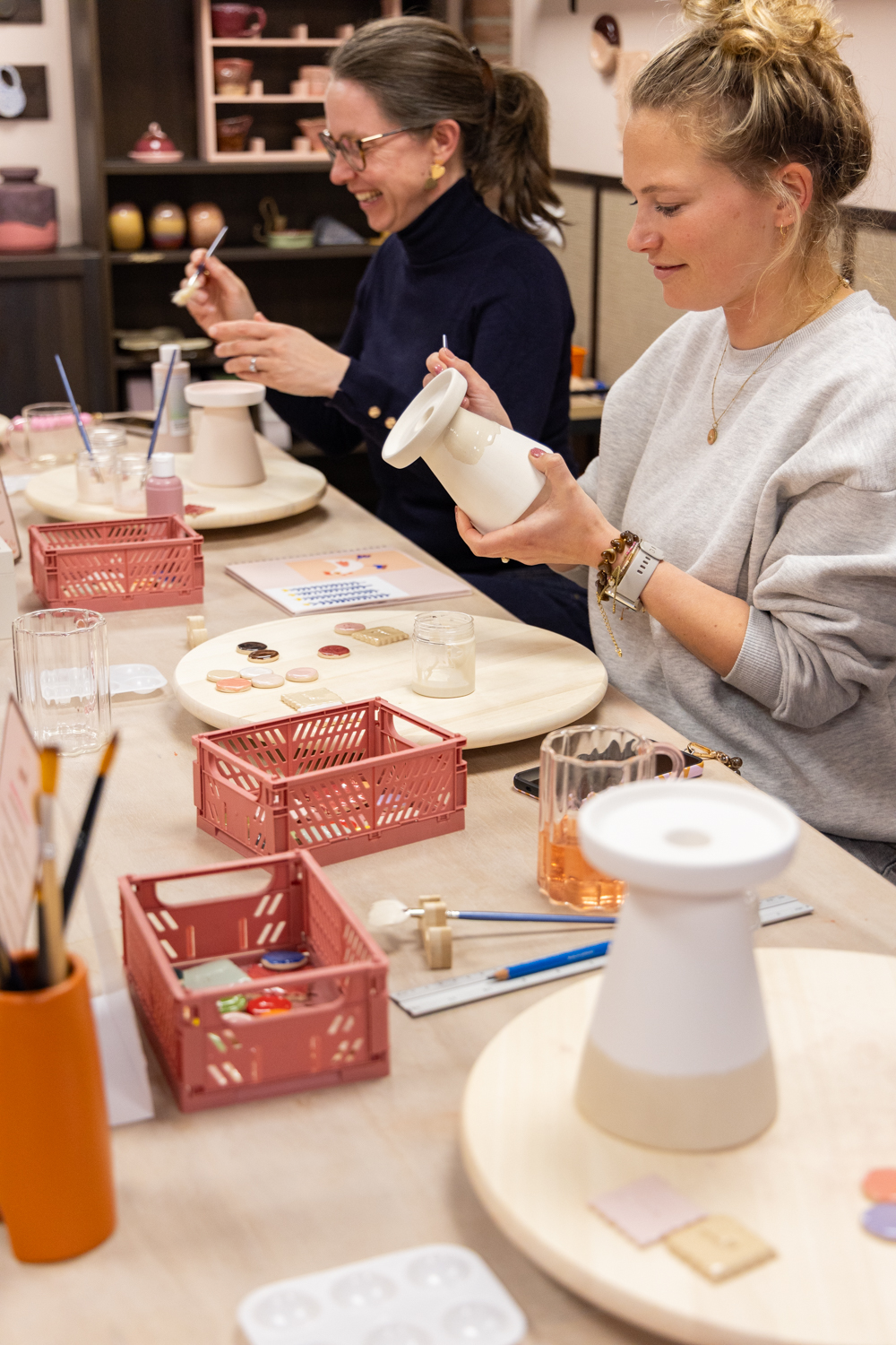 Combiworkshop: Keramiek beschilderen & Kaarsen decoreren - Afbeelding 10